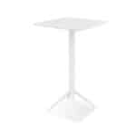 White cocktail bistro table 60x60 cm