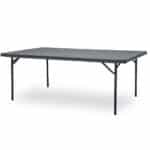Grey table 200x120 cm