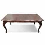 Vintage wood and burlwood table