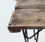 Tavolo Vintage metallo e legno - immagine 3