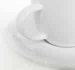 Tazza the con piattino bianco - immagine 3