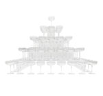 Torre per Coppe Champagne a 4 piani