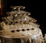 4-tier Champagne glass tower - Image 3