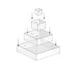 Torre per Coppe Champagne a 4 piani - immagine 3