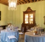 Tovaglia azzurro denim 330x330 cm - immagine 4