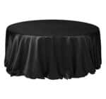 Tovaglia raso antracite 330x330 cm - immagine 2