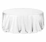 Tovaglia raso bianco 330x330 cm - immagine 2