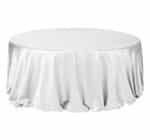 Tovaglia raso grigio perla 330x330 cm - immagine 2