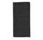 Black linen-effect napkin 50x50 cm