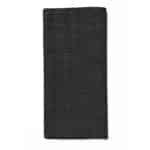 Black linen-effect napkin 50x50 cm