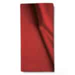 Red satin-effect napkin 50x50 cm