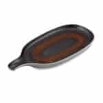 Eden oval tray with handle