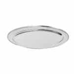 Oval stainless steel tray 45x30