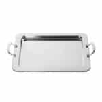 Rectangular stainless steel tray 57x43