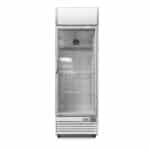 Vetrina frigo 1 anta 350 lt con ripiani luminosi a LED
