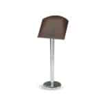 Stainless steel column with lectern