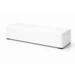 White rectangular Smart pouf 115x38