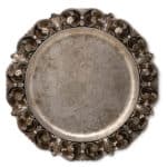Antique bronze Rococò underplate