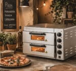 Forno pizza elettrico a 2 piani - immagine 2