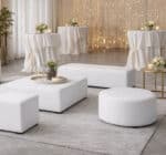 Pouf Smart rettangolare bianco 115x38 - immagine 3