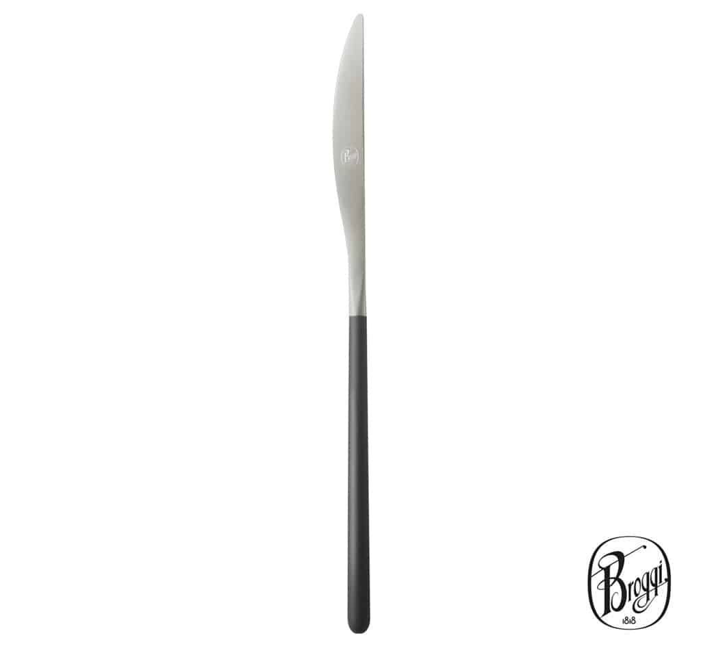 Coltello tavola Broggi Kyoto nero-1 Coltello tavola Broggi Kyoto nero - immagine 1