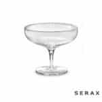 Coppa Champagne Serax vetro rigato 15 cl